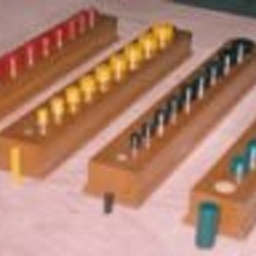Knobed cylinder block set
